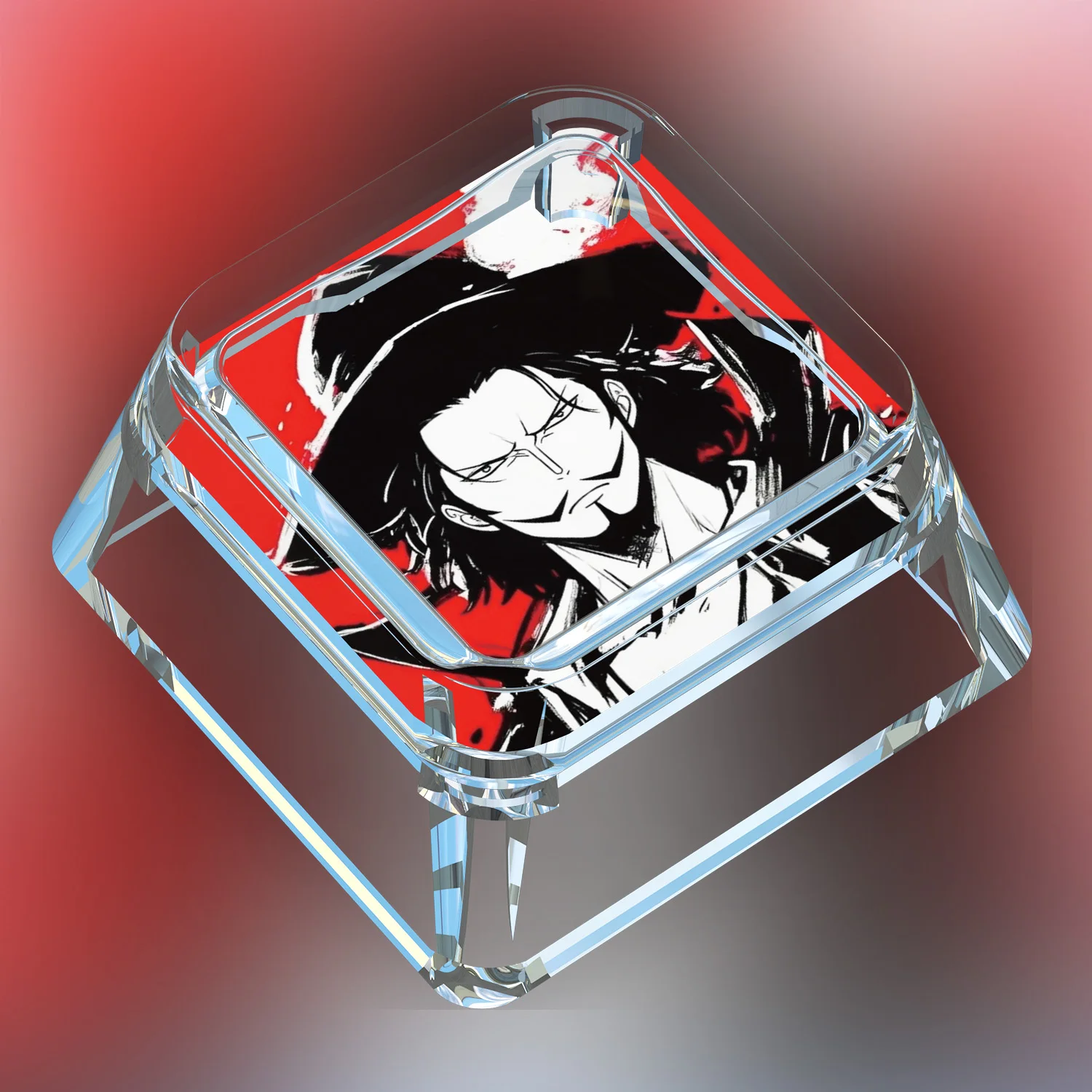 10종 원피스 로로노아 조로 기계식 키보드 키캡 루피 투명 광투과 기계식 키캡 선물 장난감