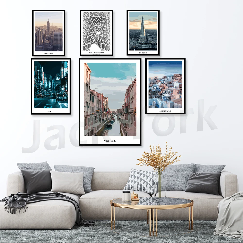 Mexico City Art ,The Shard London,Tokyo Japan Art ,Venice Italy Art ,Toronto Canada Art,Barcelona Spain Art / Wall Art /poster