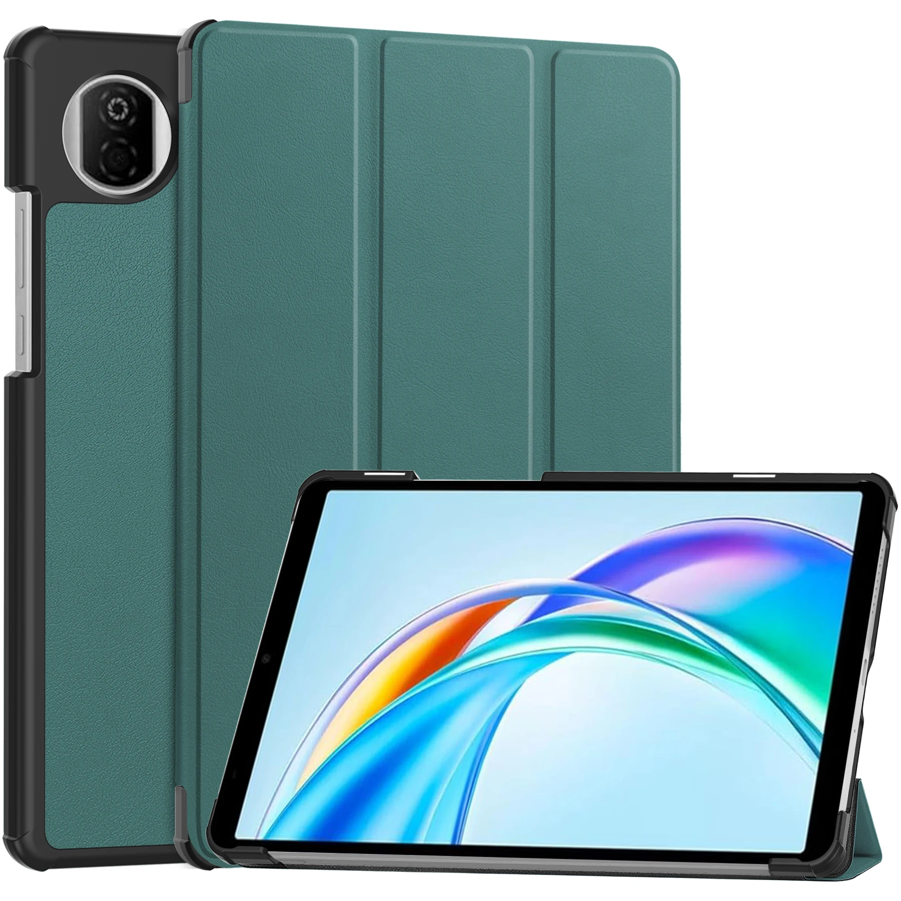 PU Leather For Honor Pad X7 2025 8.7 inch Tablets Case Trifold Caster Hard Shell  Cover