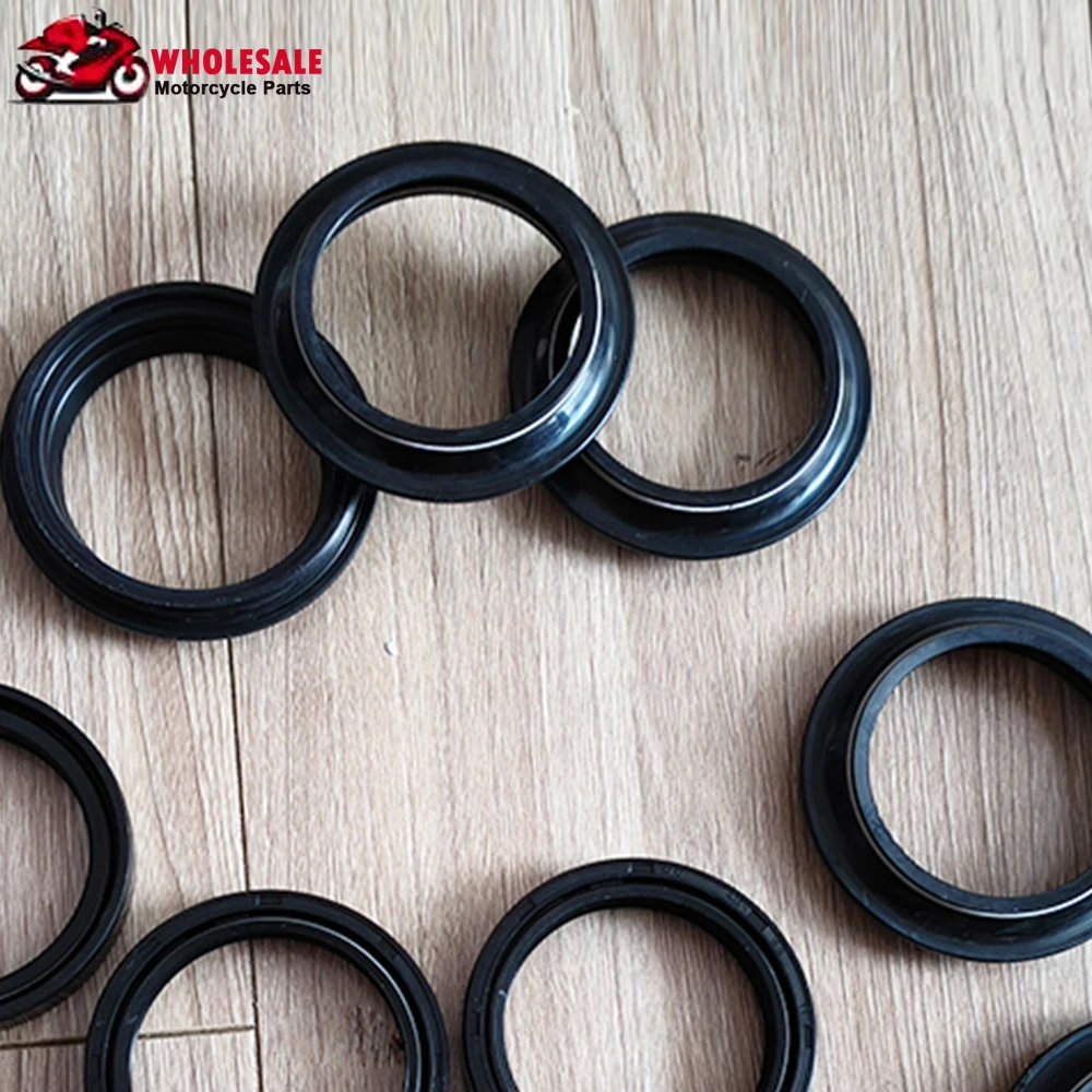 2pc/4/8/16pc 41x53x11 Front Fork Oil Seal 41 53 Dust Cover For HM for HONDA DERAPAGE 50 COMP 50 RR 50RR 41 PAIOLI USD For Yamaha