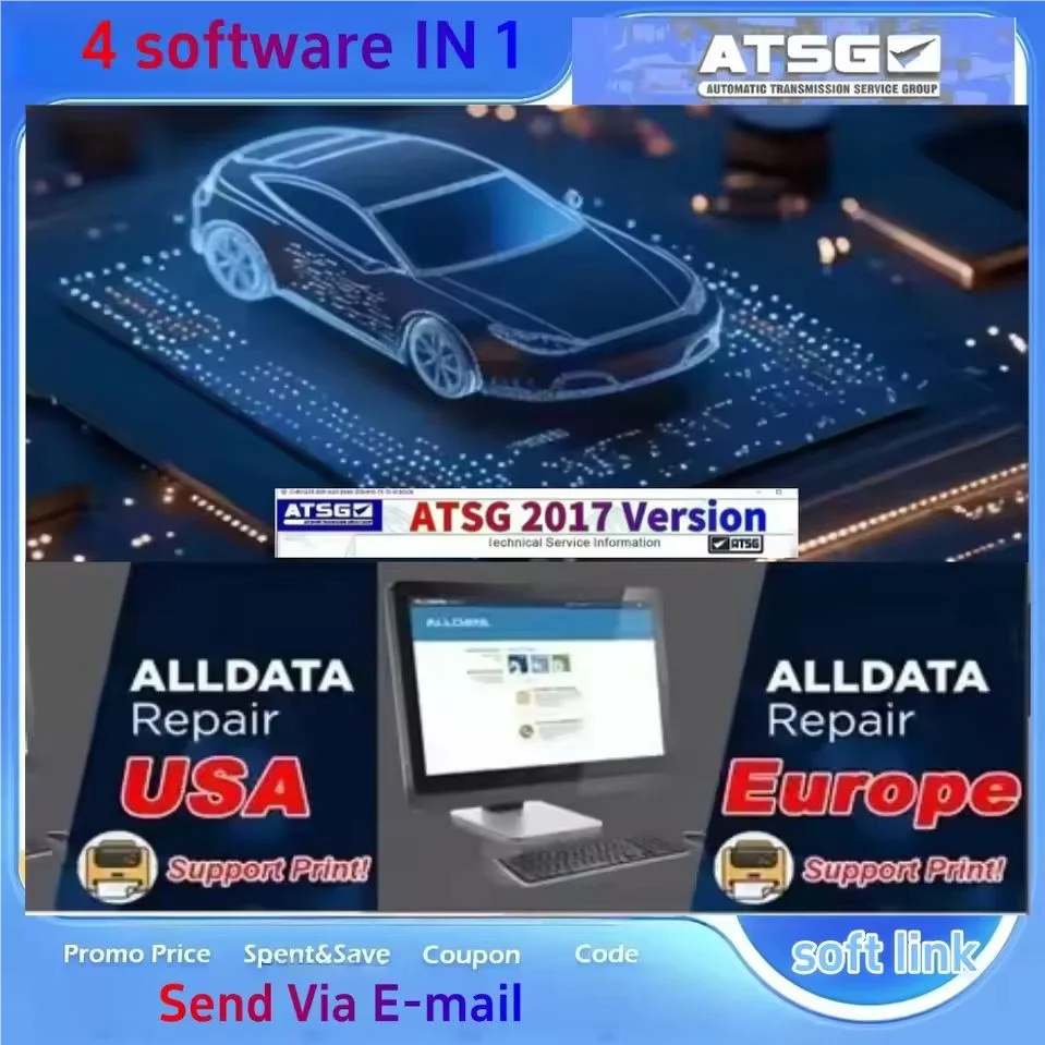 Tous les données Automotive Tech Dernier logiciel hors ligne Autodata 3.45+atsg 2017+logiciel de réparation Alldata 10.53+vivid 2018.1