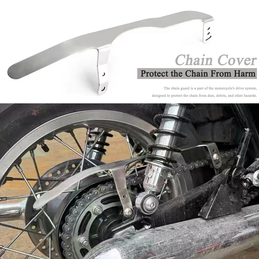 

For Bonneville T100 T120 Thruxton RS Motorcycle Rear Sprocket Chain Guard Protctor Cover For Speed Twin Scrambler 900 1200