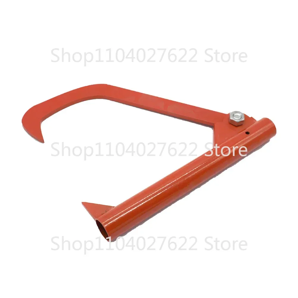 Rolo de aço Felling Lever Lifter Log Peavy Home Transport Cant Hook Resistente à prova de poeira Ferramenta de rolo de quintal Sem alça de madeira