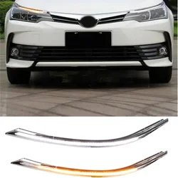 Auto Accessories Led Drl For Toyota Corolla Headlight Eyebrow Daytime Running Light with Flowing 2014 2015 2016 2017 2018