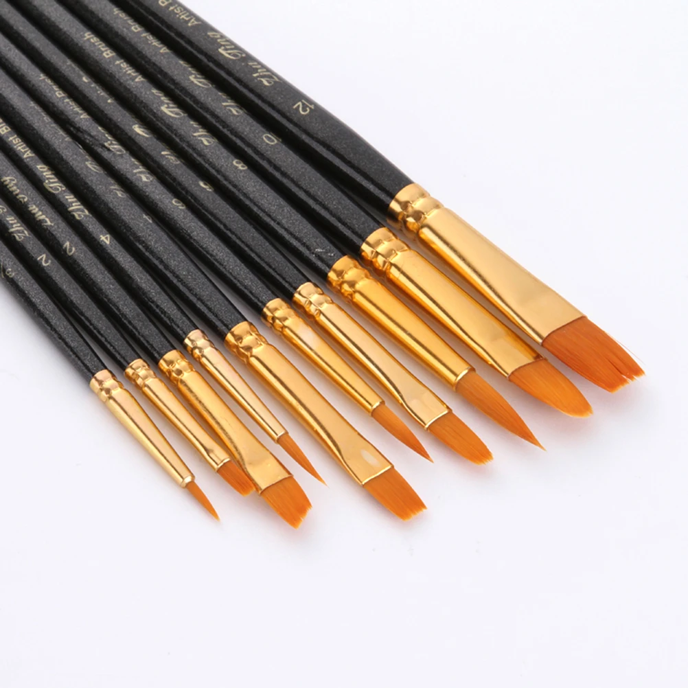 

Multifunctional Paint Brushes Art Supplies For Beginners Professionals Painting Tool Set Nylon Hair Blue