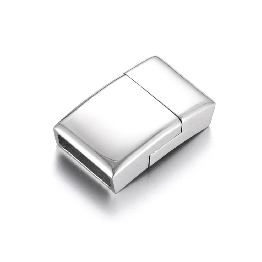 

10 Sets Stainless Steel Magnetic Clasps Bracelet Buckle for DIY Jewelry Making Clasp Accessory Wholesale