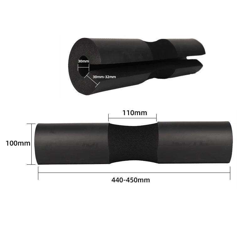 Barbell Squat Shoulder Pad Hip Thrust Barbell Foam Cover Weight Lifting Training Soft Bag Equipment Men Women Gym Fitness Gear