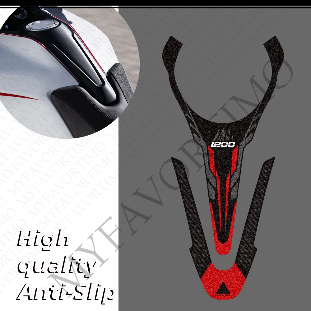 For X Cape XCape 1200 Adventure Accesorios Tank Pad Non-slip Side Fuel Tank Pad Stickers Waterproof Frosted Sticker