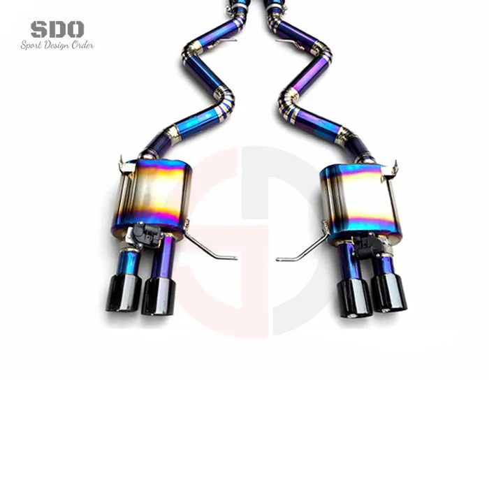 OEM التيتانيوم الهروب صمام تخفيض الوزن نظام كاتم صوت العادم لسيارات BMW M3 E90 E92 E93 4.0L 2008-2013 عادم Catback