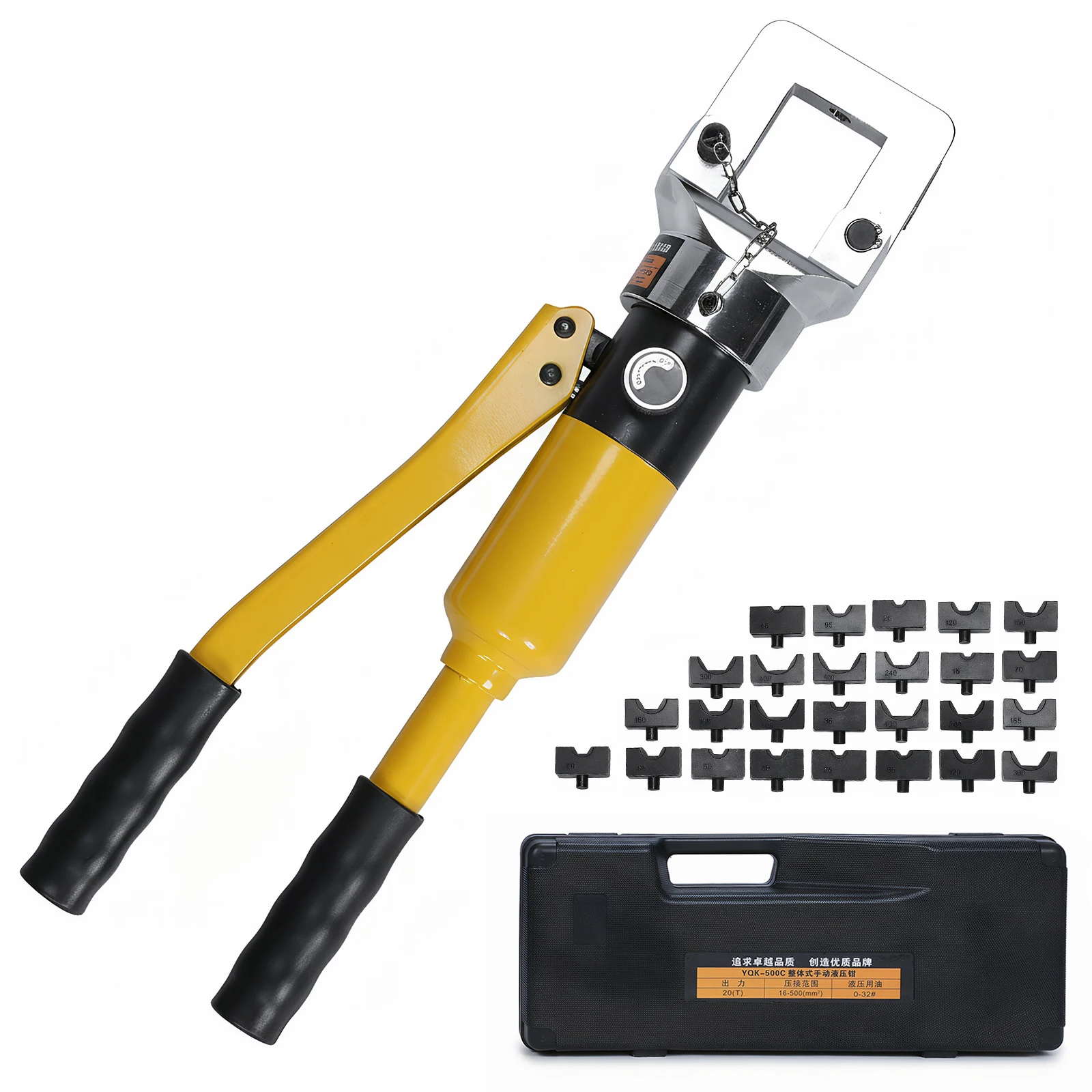 

Интегрированный терминальный гидравлический инструмент с ящиком для инструментов, включая утолщенный обжимной инструмент для проводов, для ремонта/промышленности/электромонтажных работ