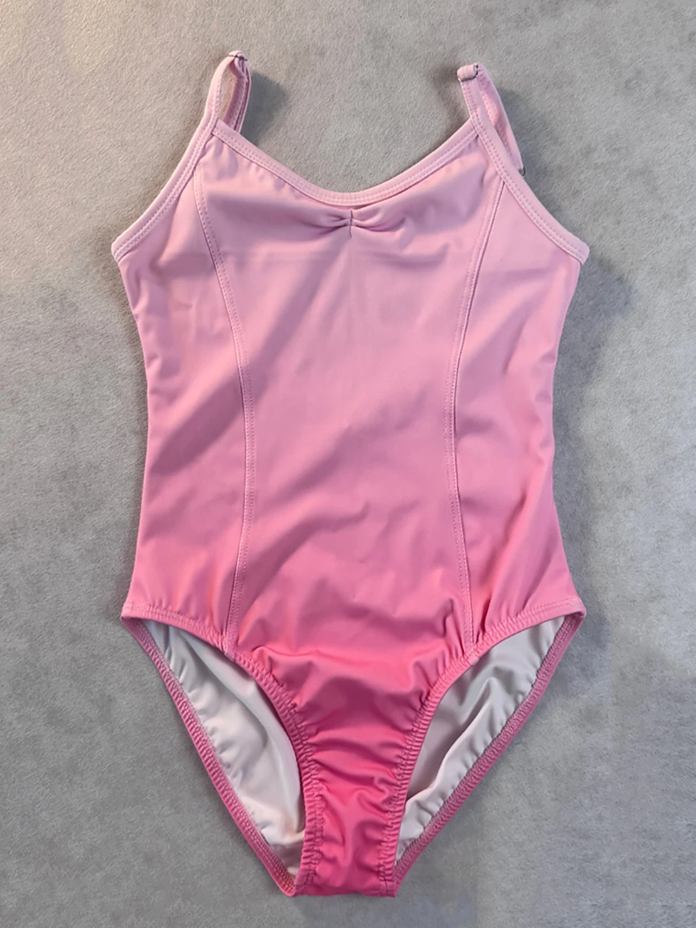 Bodysuit de alta elasticidade para crianças, collant de ginástica, cor gradiente, patinação de dança chinesa, traje bailarina, dancewear