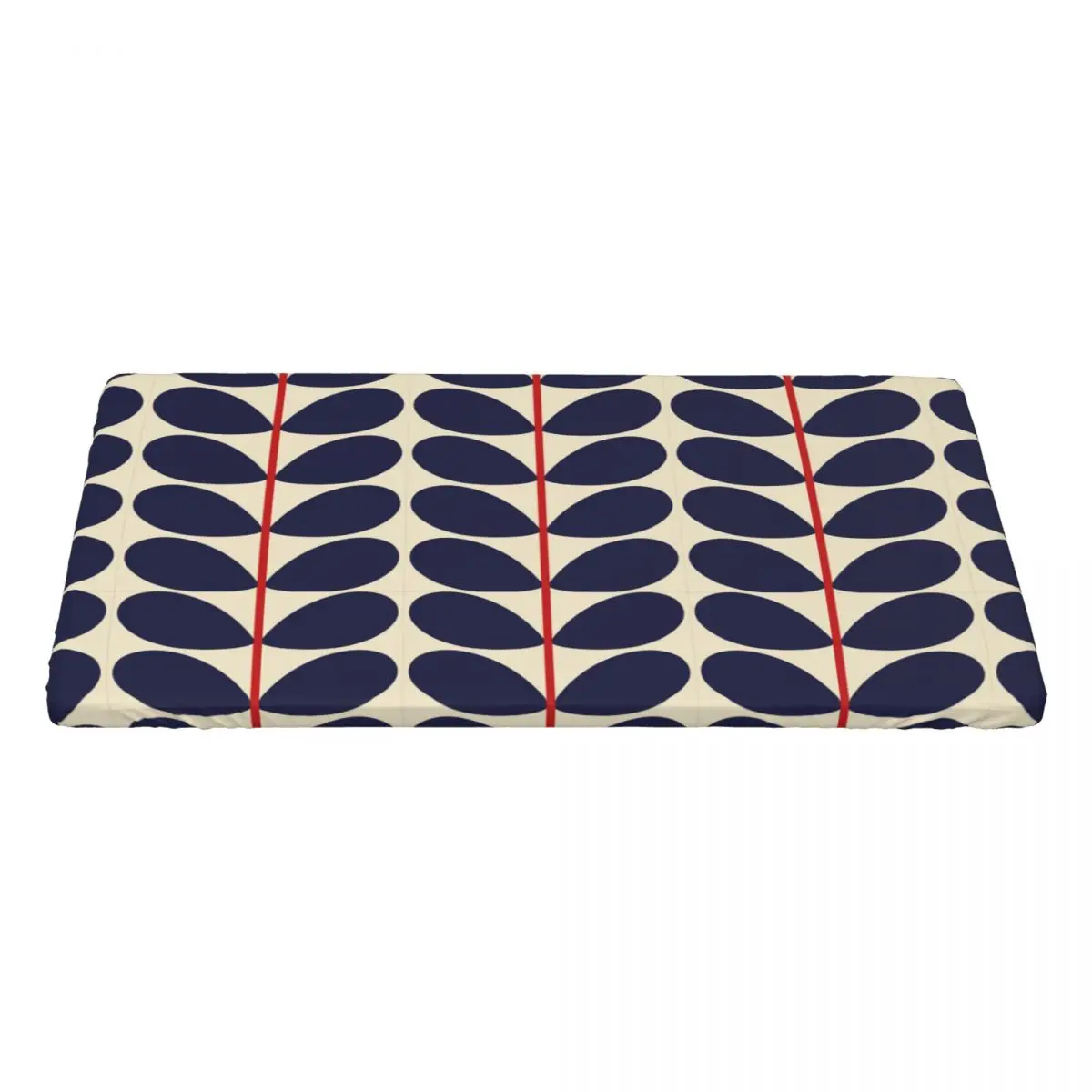 Custom Classic Solid Stem Print Navy Tablecloth Rectangular Waterproof Orla Kiely Table Cloth Cover for Dining Room 4FT