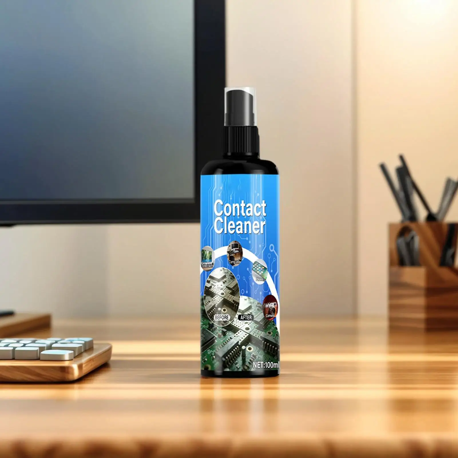 Electrical Contact Cleaner No Damage Cleaning Liquid Electronics Dust Removal Cleaner Spray for PCB Connectors TV Phone Laptop