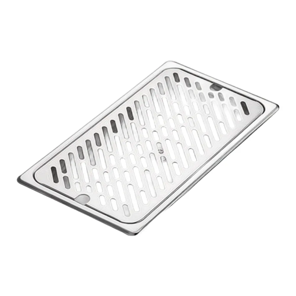 Cafe Drip Station Coffee Drain Pan Rust-proof Material Removable Split Design Easy To Clean Coffee Bar Drain Tray
