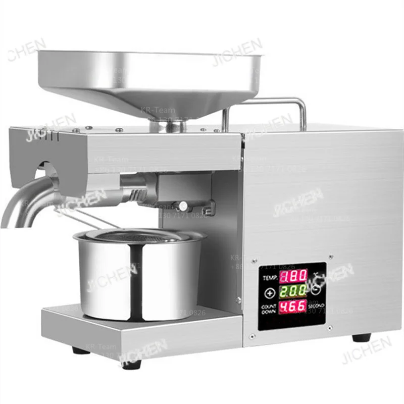 

Малая коммерческая бытовая маслопресс-машина для отжима подсолнечного масла методом холодного прессования