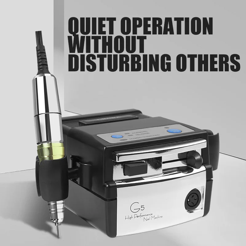 المهنية G5 آلة حفر الأظافر عالية السرعة محرك كهربائي صغري لتلميع الجل مانيكير درع إزالة معدات العناية بالأظافر #6