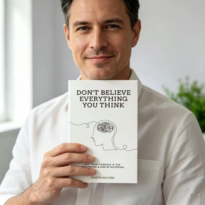 Don't Believe Everything You Think Joseph Nguyen Self Help Book Mental Health Mindfulness Psychology Inspirati Reading Paperback