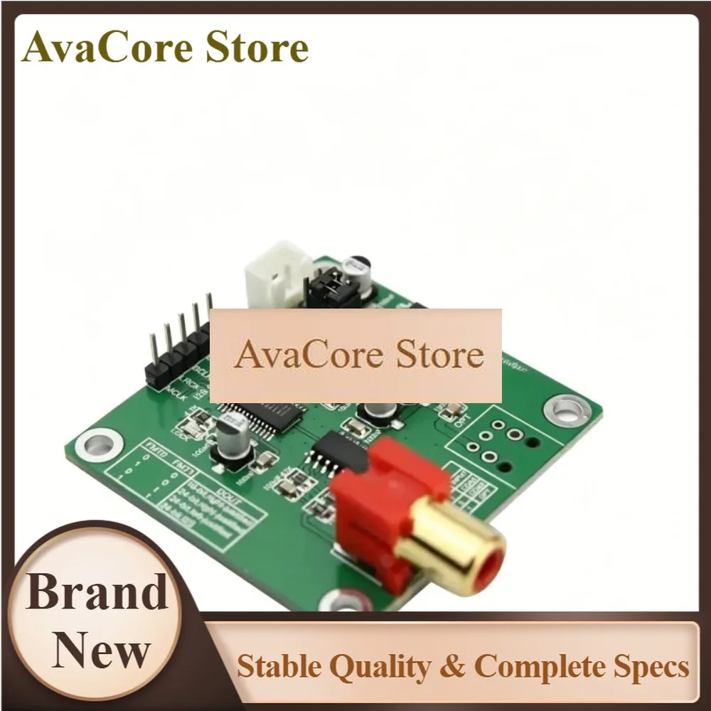 AvaCoreDIR9001 Digital Audio Receiver Fiber Coaxial Coaxial SPDIF To I2S Output Sample Rate 24bit 96khz RCA FOR DAC Decoder Boar