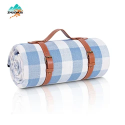 ZHUOHUA Picnic Blanket Extra Large, Waterproof and Foldable Beach Mat,Outdoor for 8 Adults,Camping, Park, Beach, Grass, Indoors