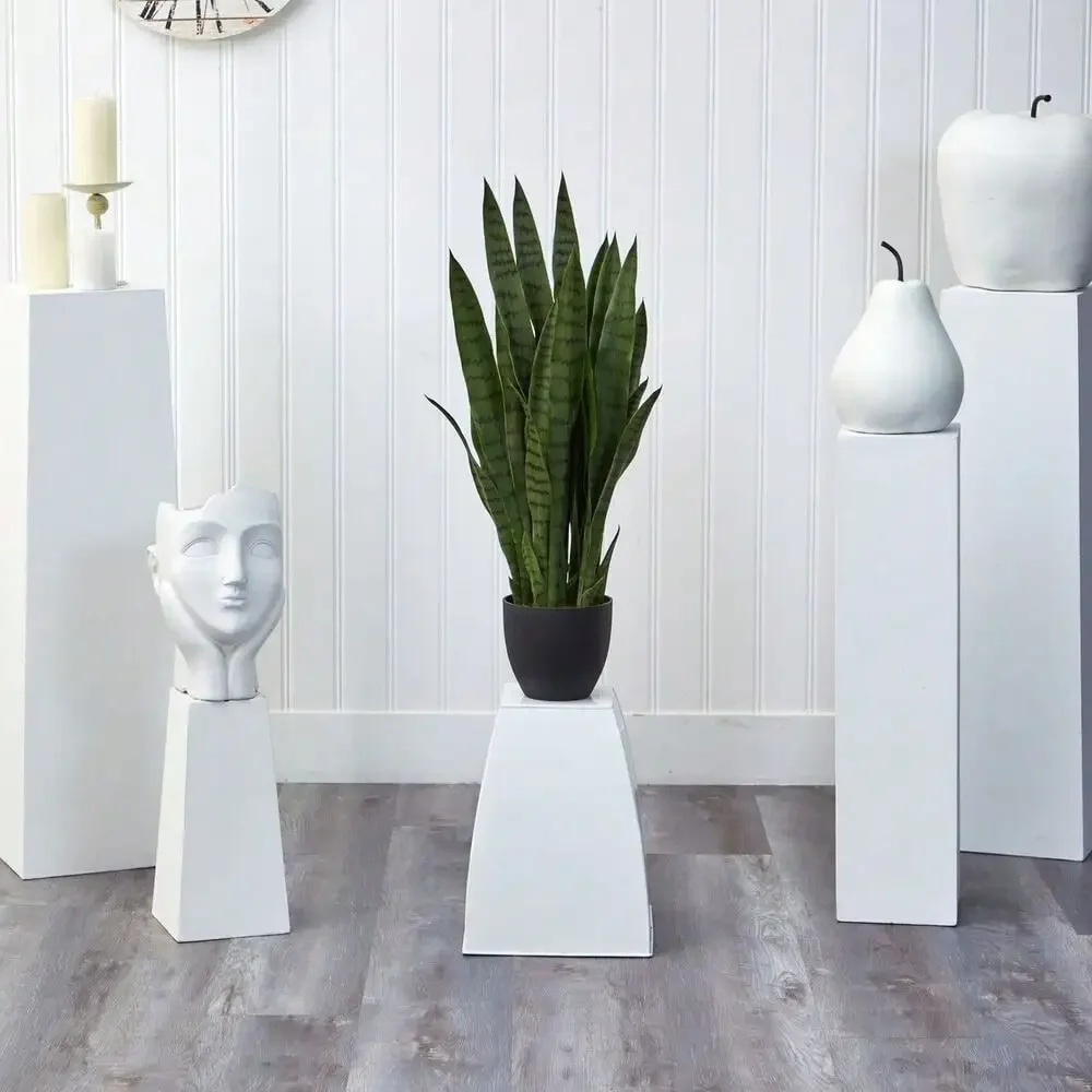 

3 фута искусственное растение в виде змеи Sansevieria с декором для домашнего офиса 15 л.