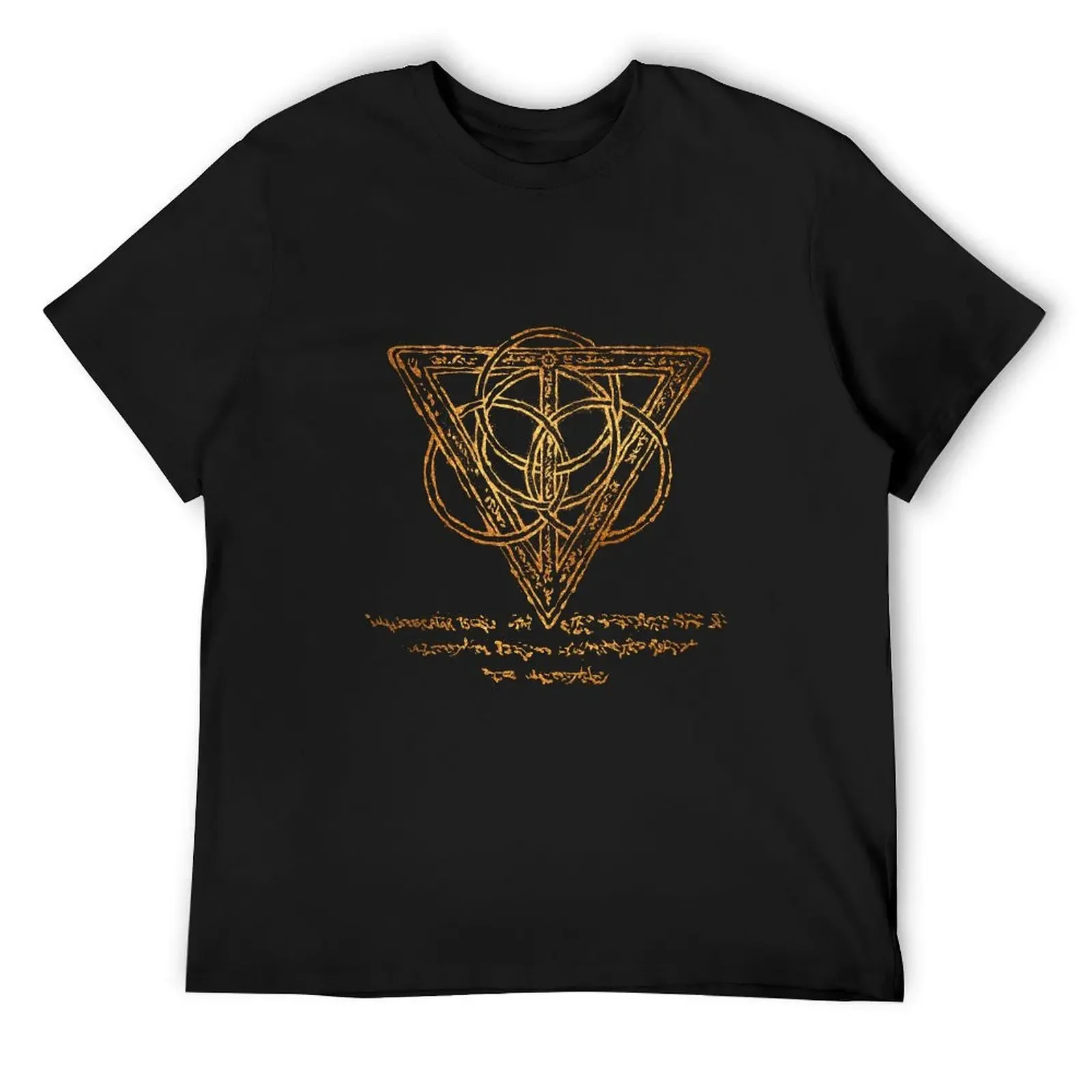 Golden Order Sigil T-Shirt vintage t shirts baggy shirts plain black t shirts men