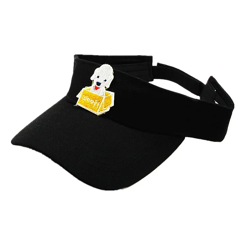 Spring Summer Cotton Animals Embroidery Visors Baseball Cap Adjustable Snapback Cap for Men and Women 166