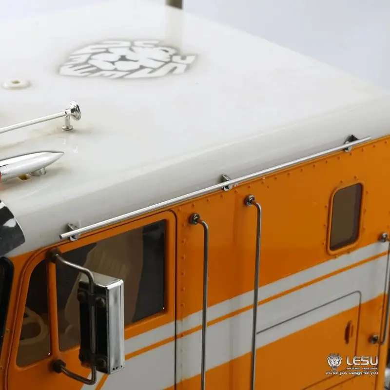 LESU 1/14 camion américain toit main courante en métal tige de traction GW-K015 pour Tamiya King camion de traction GL route mondiale pièces de mise à niveau