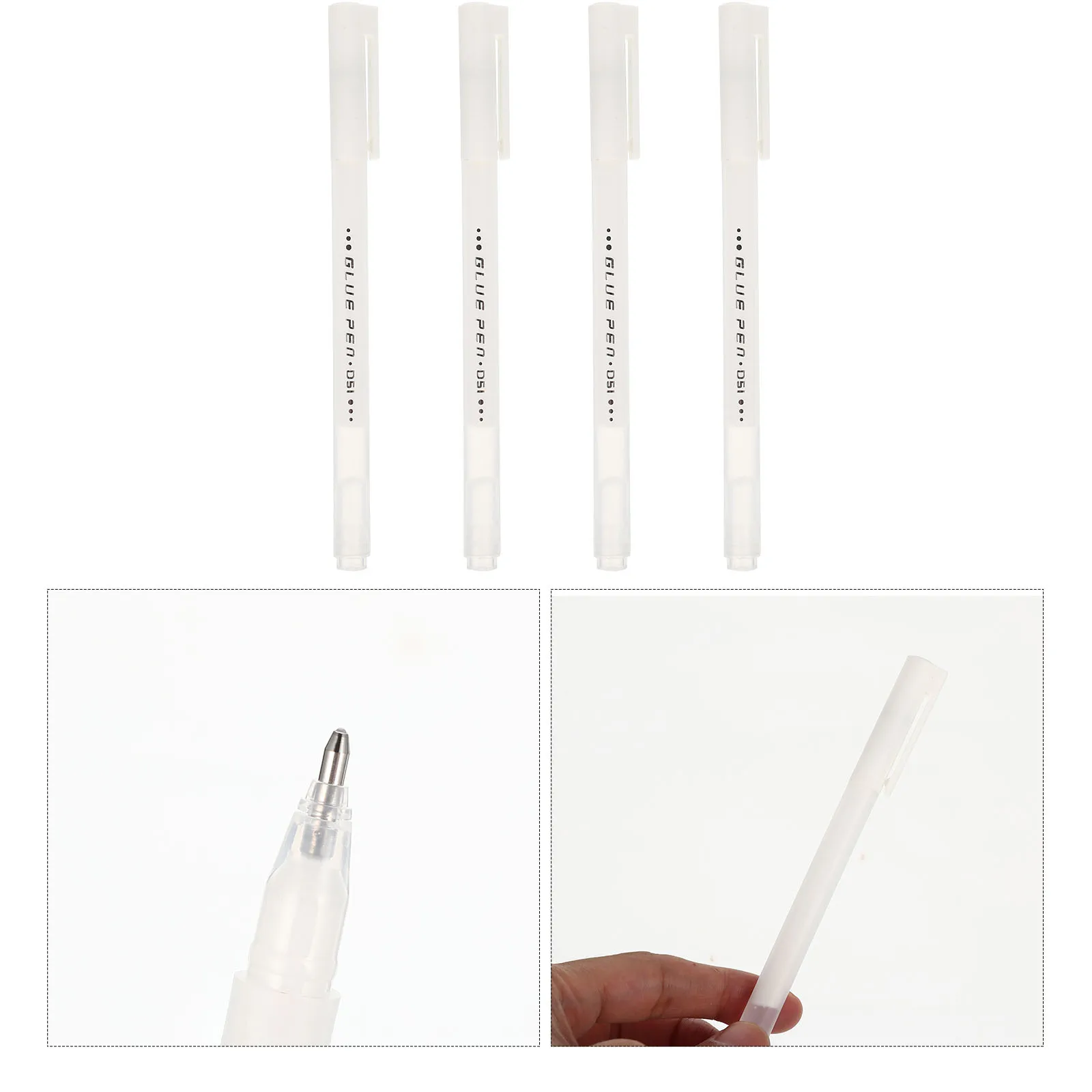 

4 Pcs Accessories Glue Pen Child Stick Resin Crafts School Sticks Bulk Classroom
