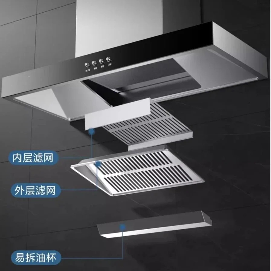 Cappa piccola con grande potenza di aspirazione e scarico - adatta per case rurali e cucine in affitto Cappa da cucina