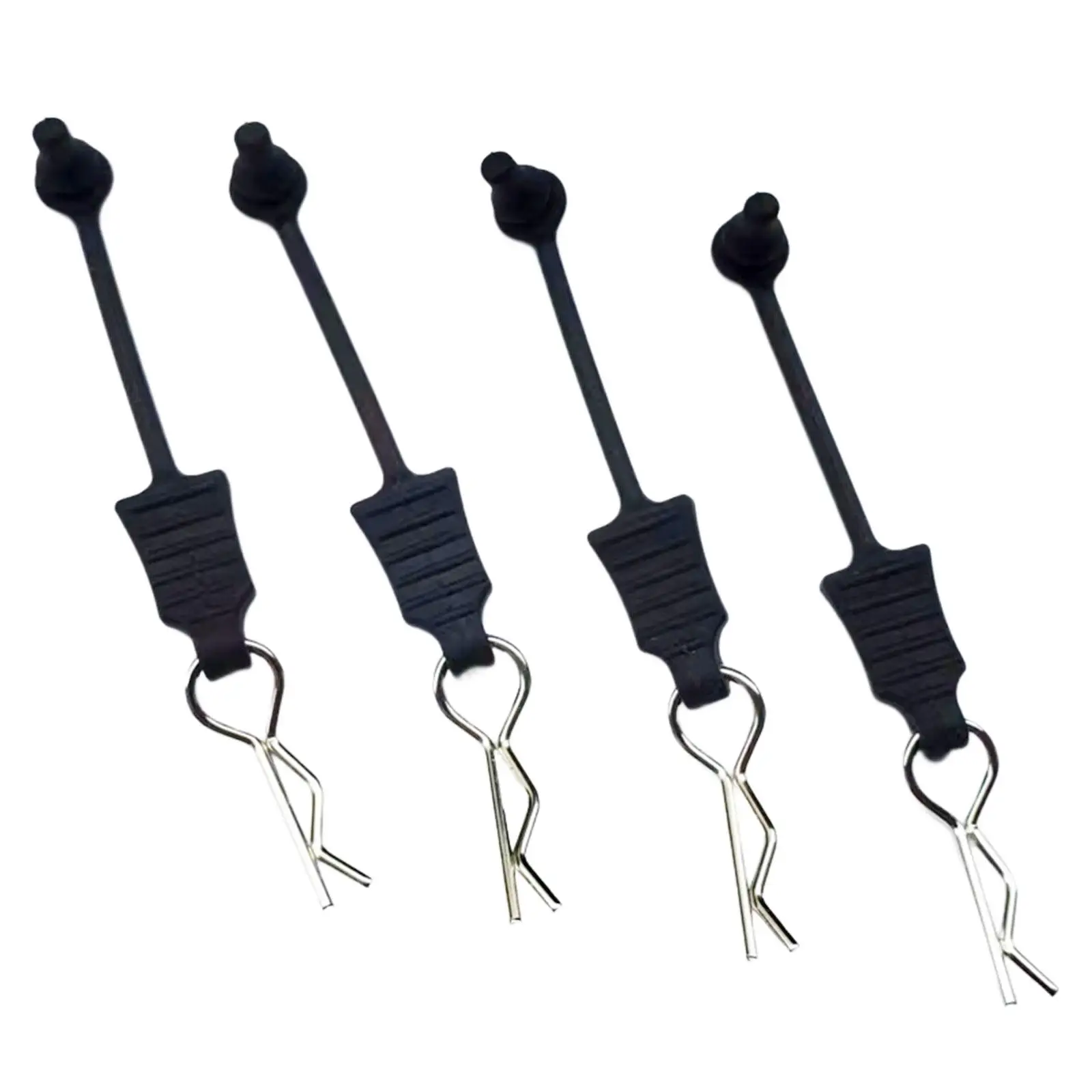 

4x RC Clip Pin with Pull Tabs RC Body Clips Pins for RC Hobby Car Model