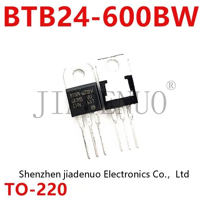 

(5-10 шт.) 100% новый набор микросхем BTB24-600BW TO-220 BTB24600BW с двунаправленным тиристором 24А 600 В