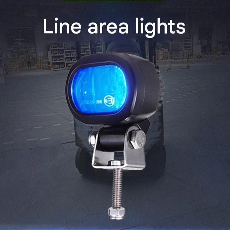 Mini AGV Vehicle Work light High Brightness Safety Signal Warning Lamp for Forklift Construction Machinery Zone Indicator Light