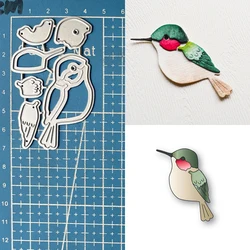 Lucky Goddess Metal Cutting Dies Layered Hummingbird Diy Scrapbooking Photo Album Decorative Embossing Paper Card Crafts