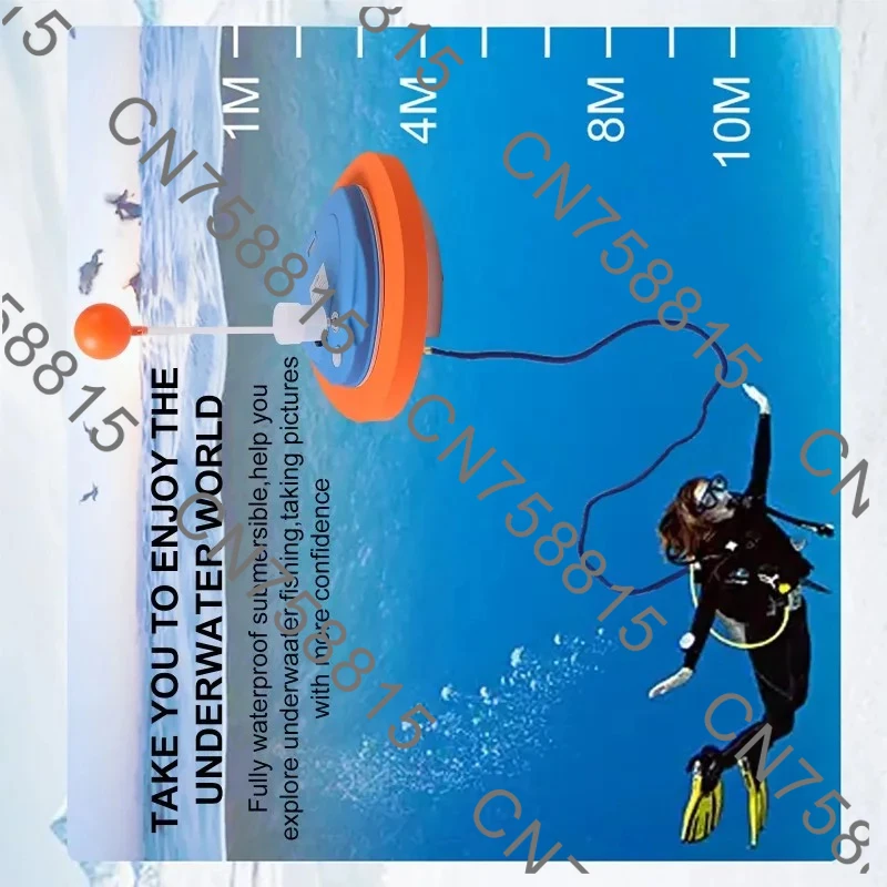 

Waterproof portable rechargeable underwater, diving mobile ventilator, tankless, 10 meters 3.5 - 5 hours