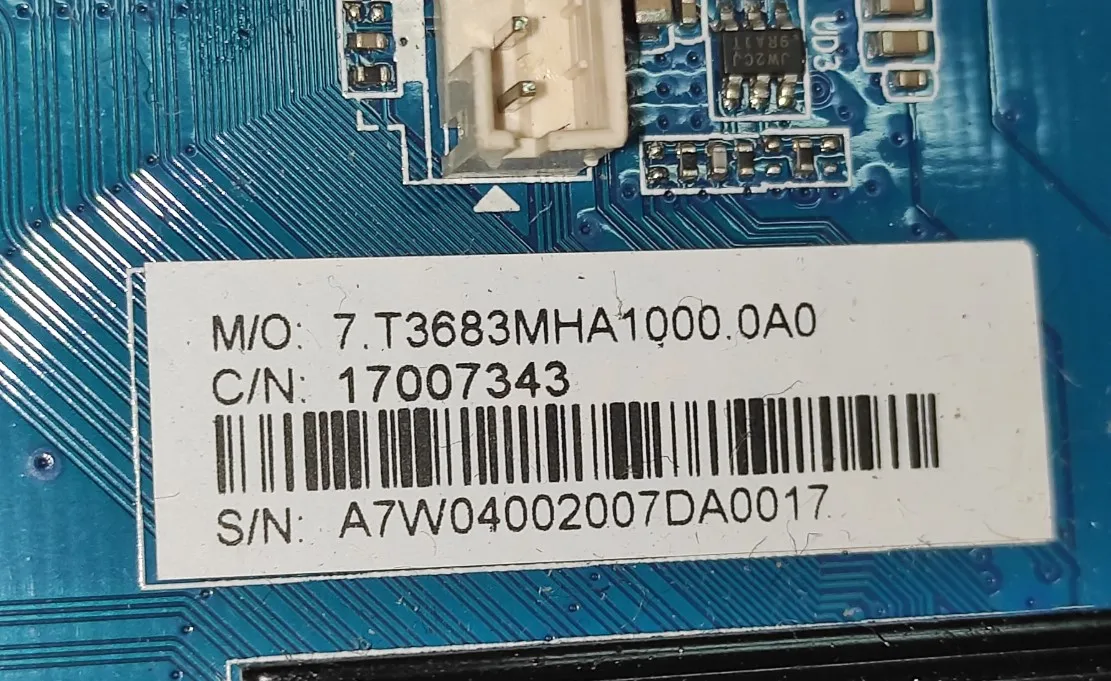 Livraison gratuite! CV3683MH-A carte mère 4K TV nécessite 5V 5V 12V veille pour LED fonctionnant bon