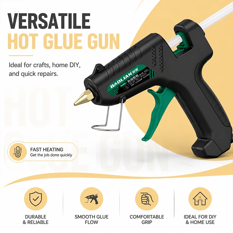Household Hot Melt Glue Gun Electric High Viscosity Adhesive Gun for Handmade Craft DIY Repair Small Glue Tool