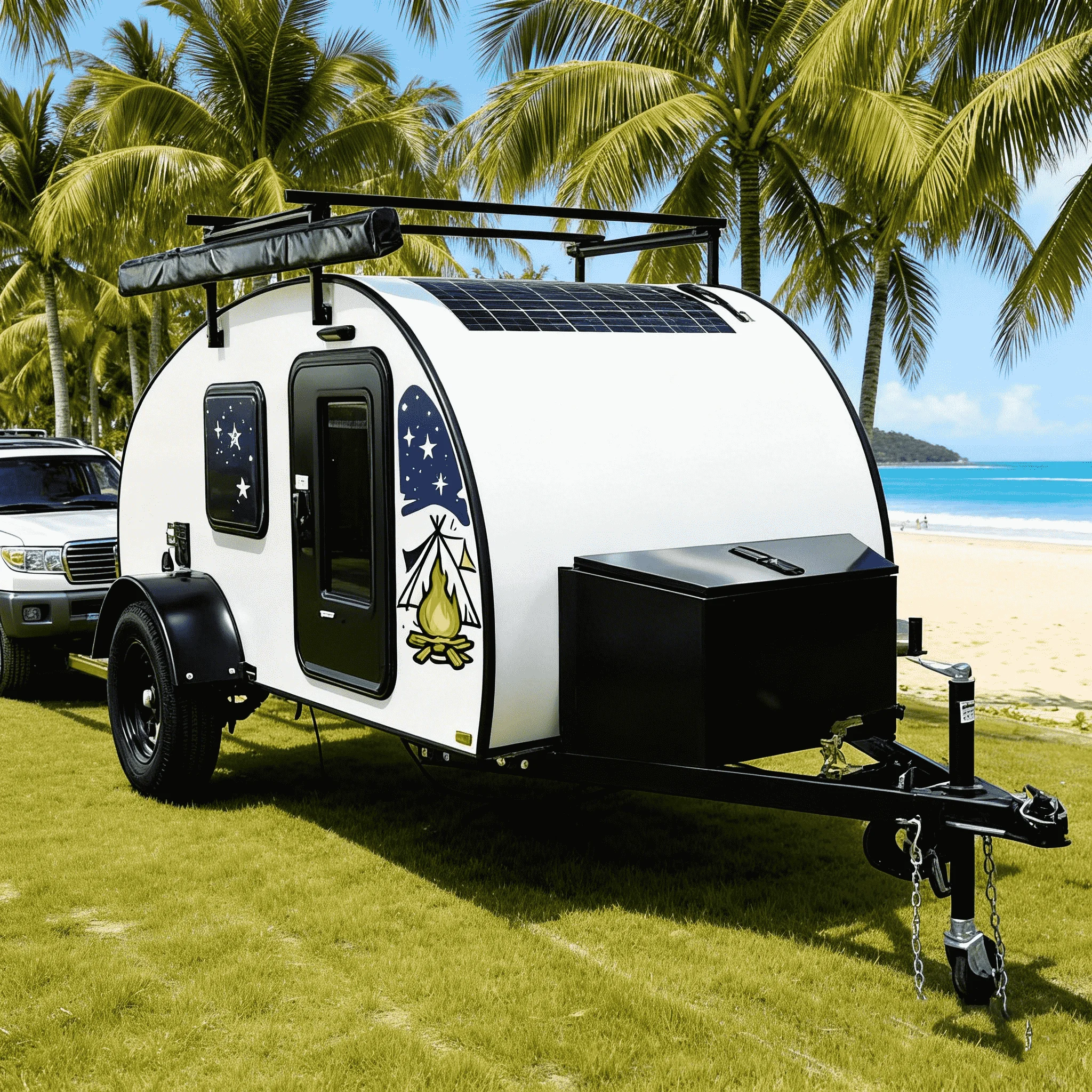 Small Teardrop Trailer for Sal - Outdoor Camping Beds For Sale recension och pris