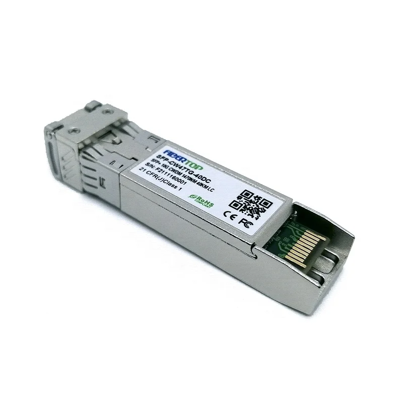 FIBERTOP Mikrotik compatible 10G SFP+ CWDM 1470NM 40KM duplex LC network transceiver module