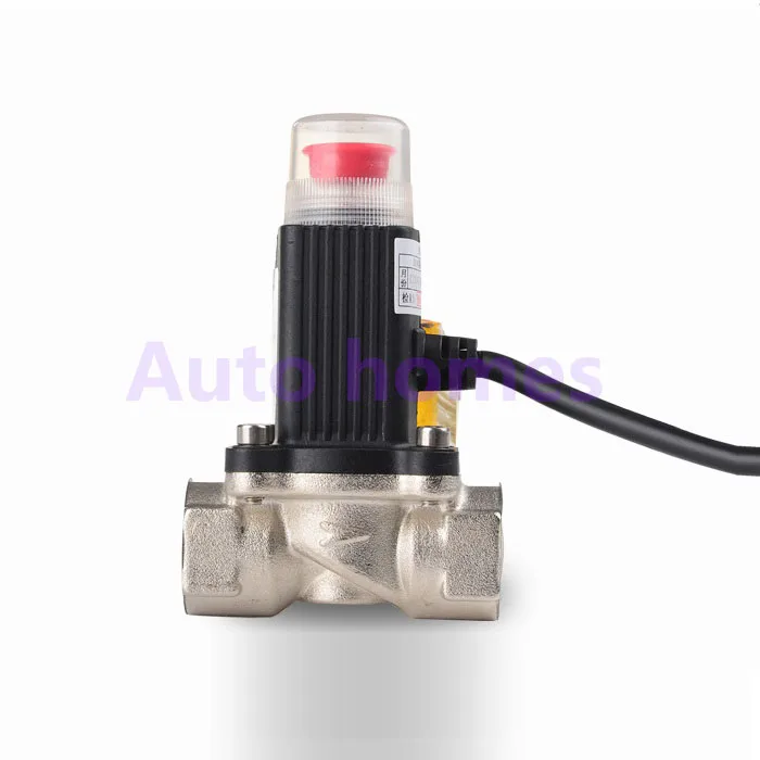 LPG Natural Gas Emergency Shut Off Solenoid Valve DC9V-12V For Home Security Alarm System For Alarming Leak Gas Pipeline