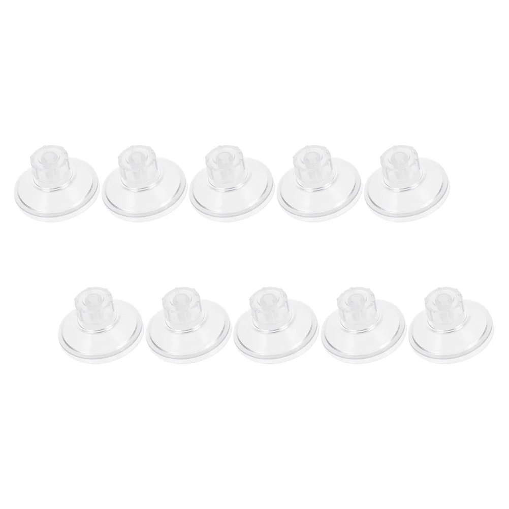 10 Pcs Fish Tank Rotating Sucker Double Sided Carpet Tape Foam Pvc Thread Suction Cups Screw