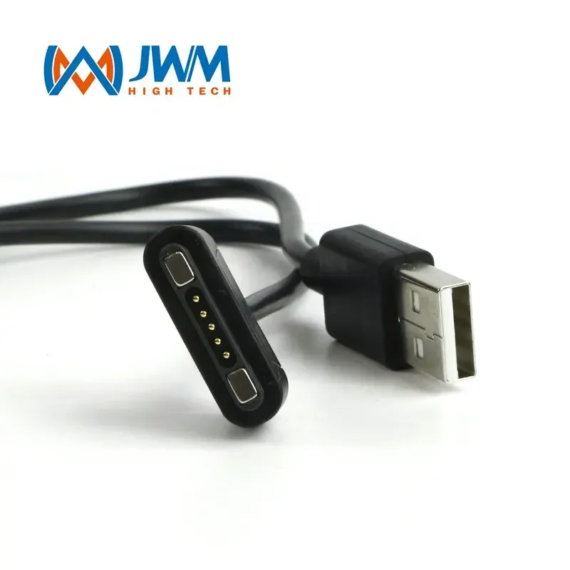 Cabo USB magnético durável JWM para leitor de turismo de guarda patrulha