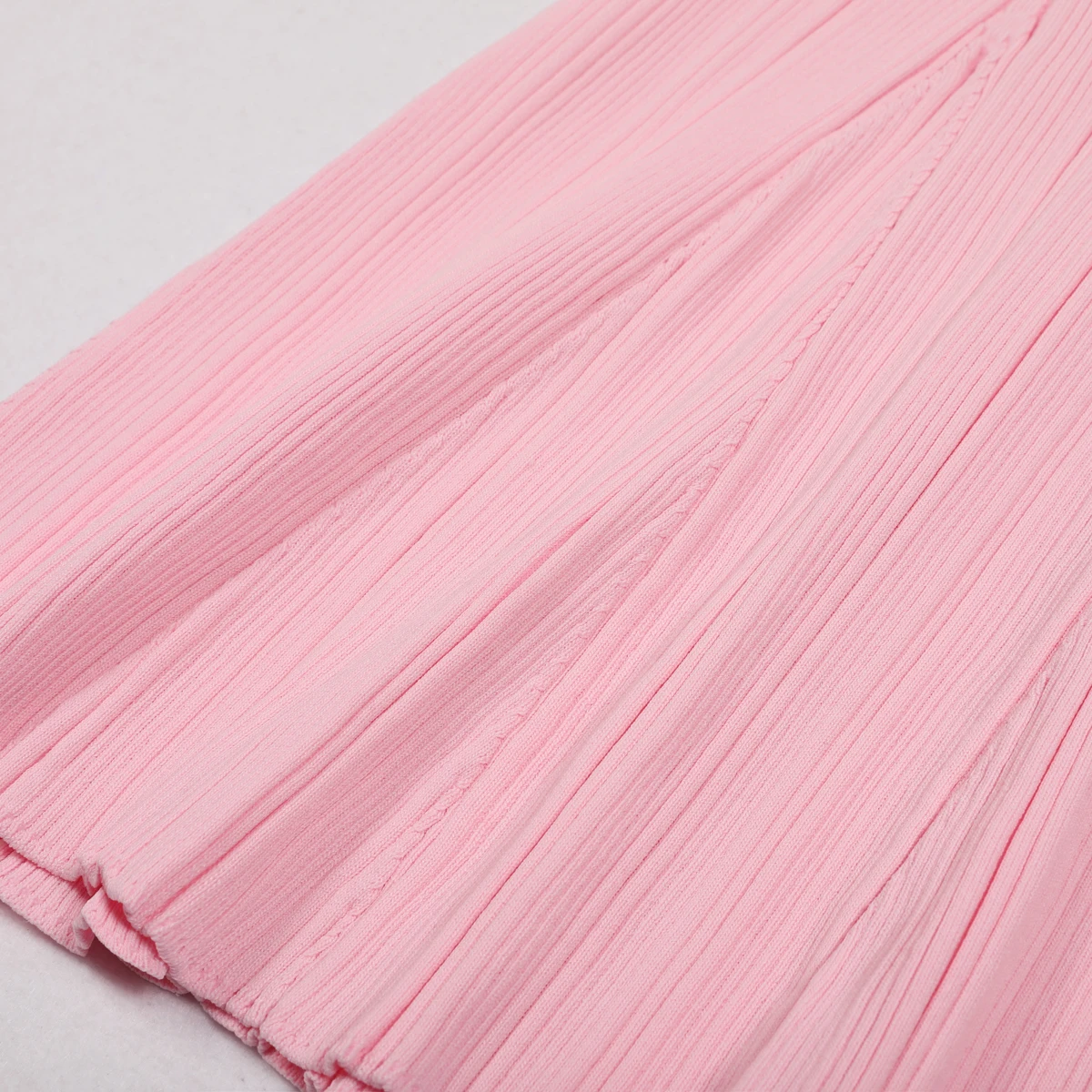 Hohe Qualität Sommer Neue Modische Klassische Revers Farbe Blockiert Gestreiften Kurzarm Elastische Gestrickte Slim Fit frauen Kleid