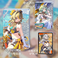 Honkai Impact 3 Vill-V Mobius Erdős Helia Anime Acrylic Quicksand Mahjong Drift Sand Noctilucent Cospaly Gift Cartoon