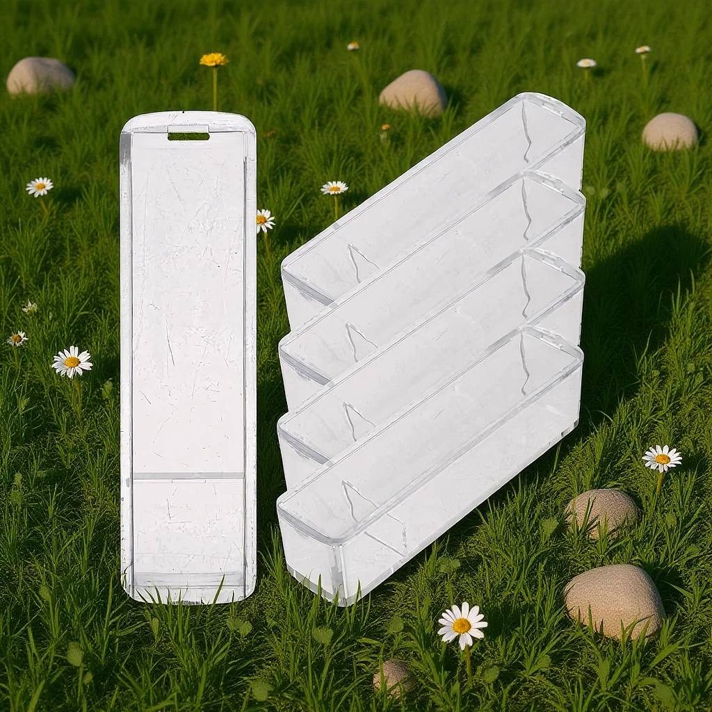 

5Pcs Long Lasting Stamper Storage Box Practical Design Slide Out Storage Bins for Office Stamper Box Slide Boxes