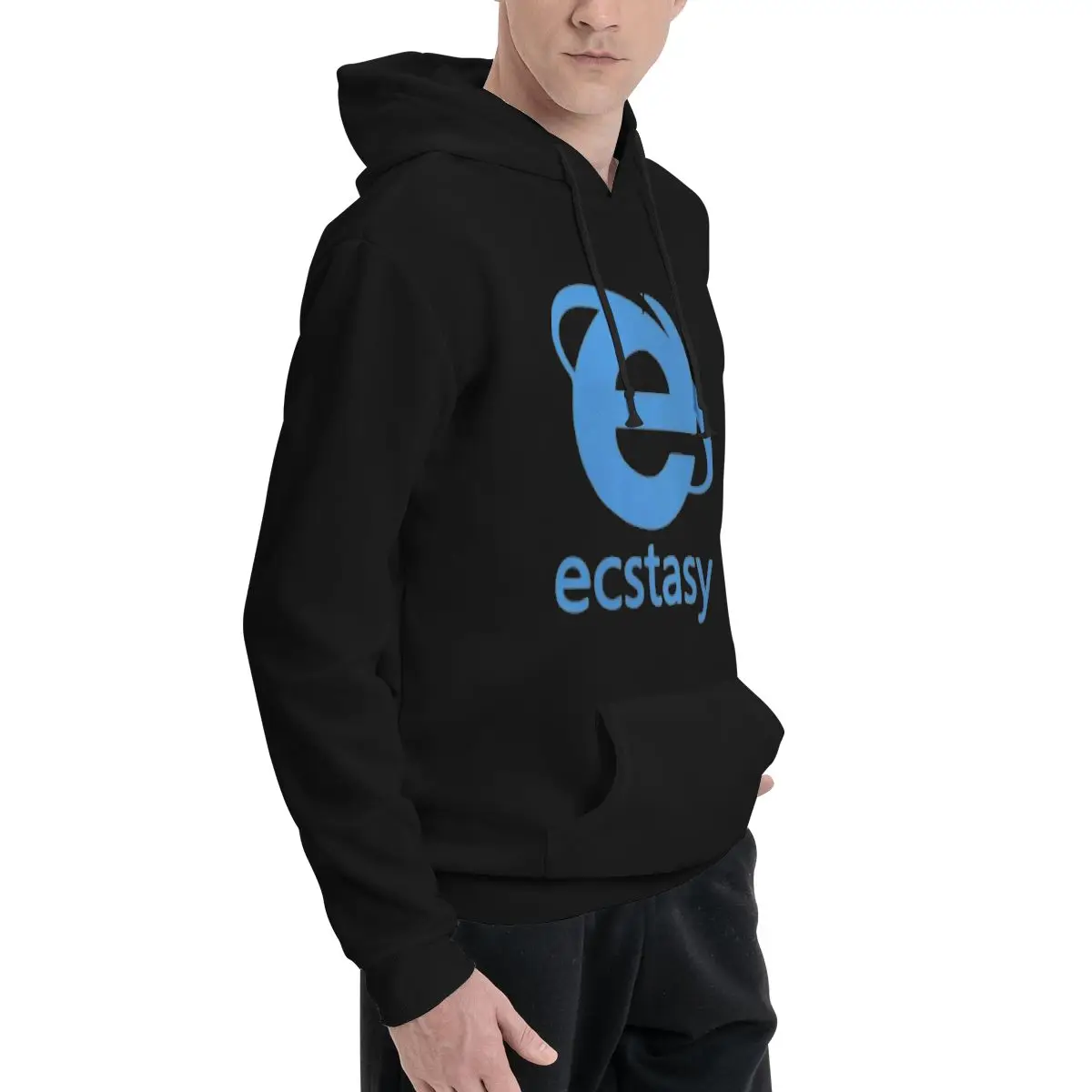 Ecstacy Polyester Hoodie Men's sweatershirt Warm Dif Colors Sizes