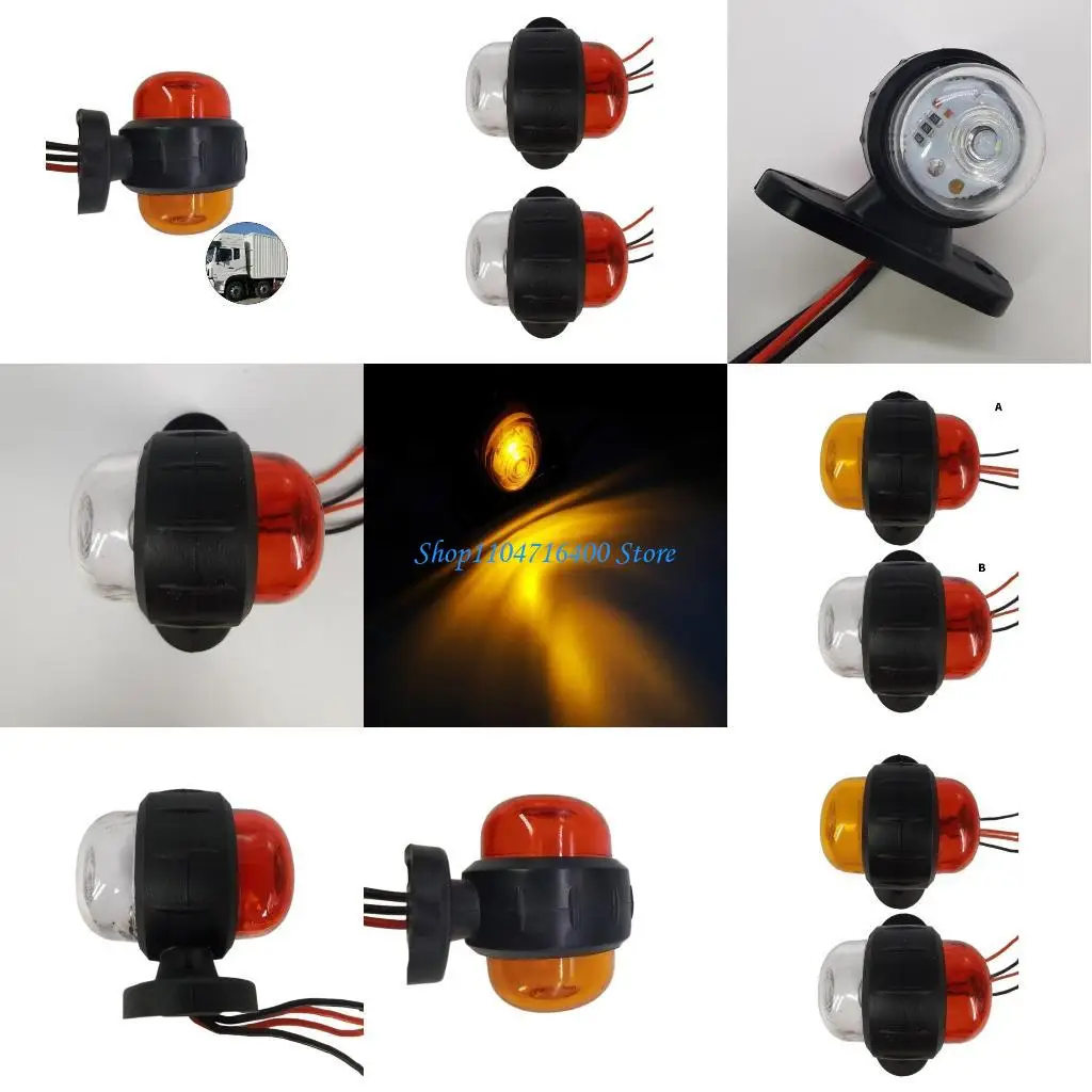 

y1gd Truck Trailer Trailer Lorry Светодиодный боковой маркер огни водонепроницаемы