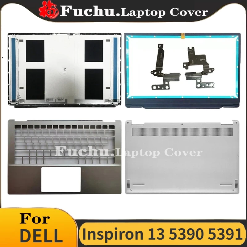 

NEW For Dell Inspiron 13 5390 5391 Laptop LCD Back Cover Front Bezel Hinges Palmrest Bottom Case 02XFJC 0P56CM 0YR64G