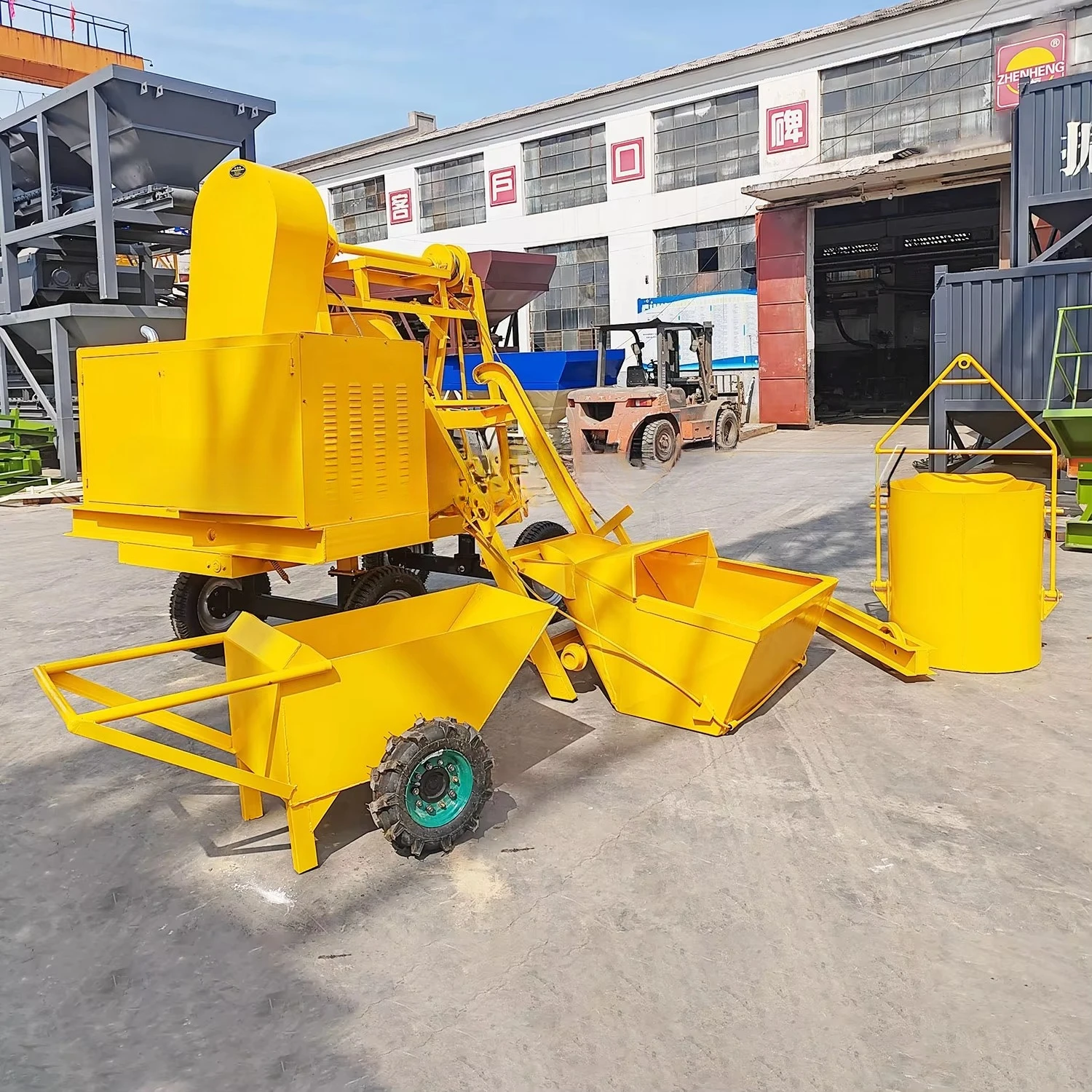 Robuster Mini-Betonmischer, tragbarer Mini-Betonmischer, Rolle, zwei drei, vier Räder, solide Motorelektronik