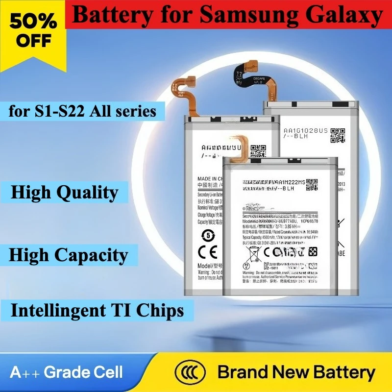 

Новый аккумулятор для мобильного телефона Samsung Galaxy всех серий S20 S21 S22 S23 S24 FE Plus Ultra EB-BG980ABY Batería De Tel KUN Móvil