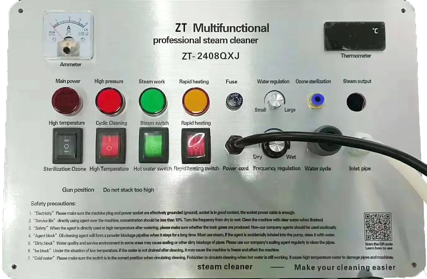 Automatic Window High Pressure Steam Cleaning Machine